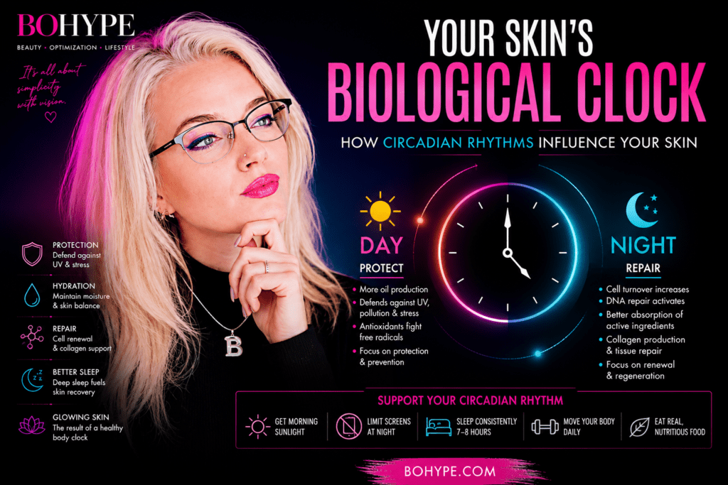 Your Skin’s Biological Clock: The Science of Circadian Rhythms & Skincare